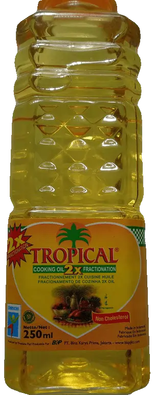 Tropical Cooking Oil 2x Fractionation